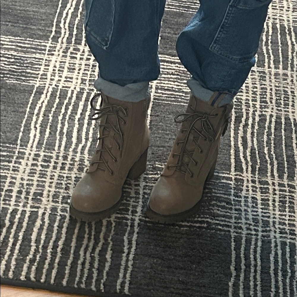MIA Women's Brown Lace-Up Boots